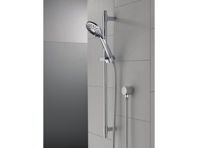 Delta Faucet Slide Bar Hand Held Shower with Hose, Chrome Handheld Shower Head, Slide Bar Hand Shower, Handheld Shower, Detachable Shower Head,...