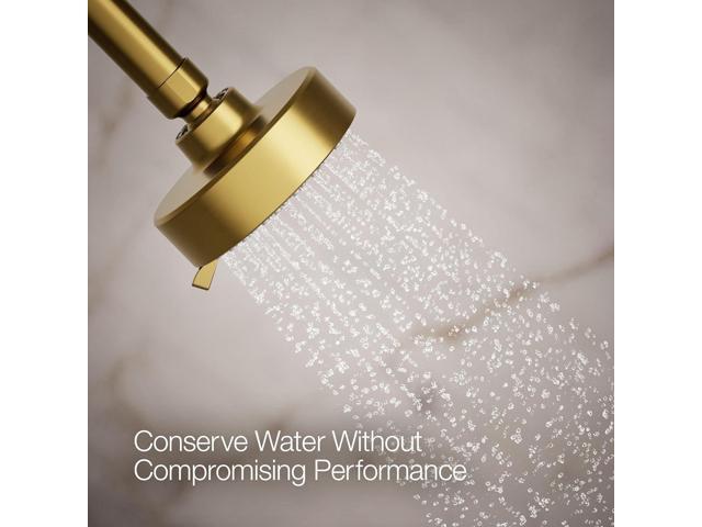 Kohler 72418-G-2MB Awaken G90 Three-function showerhead, 1.75 gpm, Vibrant Brushed Moderne Brass