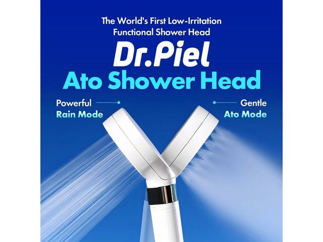 Dr. Piel Ato Shower Head with Dual modes - Filtered shower head with handheld, High pressure Rain shower & Soft water shower for sensitive skin,...