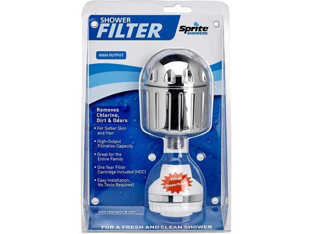 Sprite HO2-CM-M Authentic Universal High Output Shower Filter, Chrome