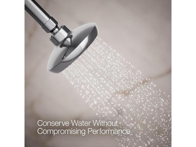Kohler 72422-CP Awaken B90 Single-function showerhead, 1.5 gpm, Polished Chrome