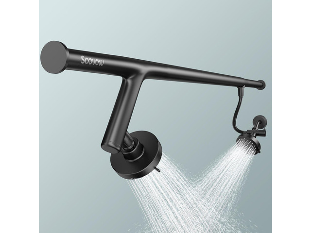 Double Shower Heads for Two People Rod - Dual Shower Head System for Couples - 2 Person Showerhead Gifts - Thicker 304 Stainless Steel, High...