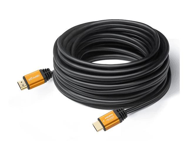60 Feet 4K HDMI Cable 2.0 HDMI Cord 60ft Support 4K@60Hz UHD 2160P Ethernet 3D ARC with Gold-Plated Connector and Bare Copper Conductor 60 Feet 4K HDMI Cable 2.0 HDMI Cord 60ft Support 4K@60Hz UHD 2160P Ethernet 3D ARC with Gold-Plated Connector and Bare Copper Conductor
