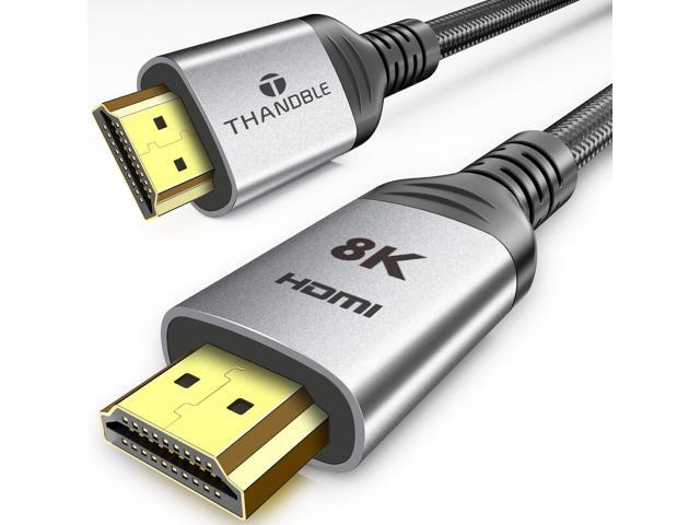 8K Long HDMI 2.1 Cable 20FT, 48Gbps High Speed HDMI Braided Cord 4K120Hz/144Hz 8K60Hz eARC HDCP 2.2 & 2.3 Compatible for Gaming,...