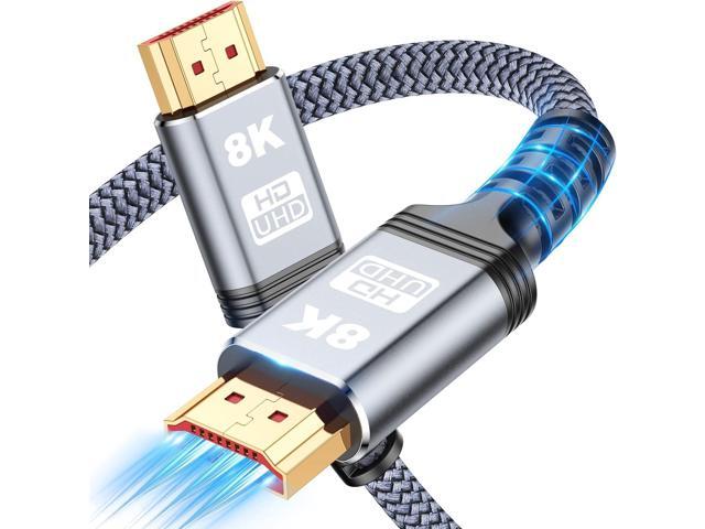 8K 10K 4K Long HDMI Cable 48Gbps 26FT/8M, Certified Ultra High Speed HDMI Cable Braided Cord-4K@120Hz 8K@60Hz, DTS:X, HDCP 2.2 & 2.3, HDR 10...