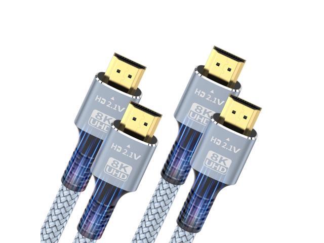 8K 10K 4K HDMI Cable 48Gbps 10FT/3M, Certified Ultra High Speed HDMI Cable Braided Cord-4K@120Hz 8K@60Hz, DTS:X, HDCP 2.2 & 2.3, HDR 10 Compatible...