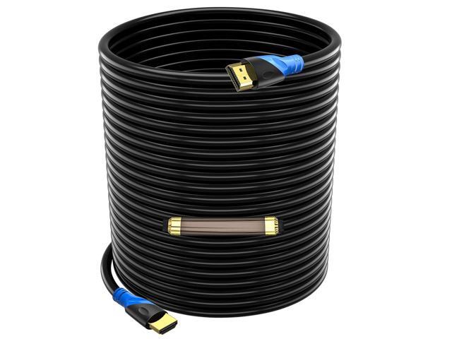 4K HDMI 100 FT Cable (HDMI 2.0,18Gbps) Ultra High Speed Gold Plated Connectors,Ethernet HDMI Cord, 4K@60HZ 2K 1080P 3D ARC Compatible with UHD TV...