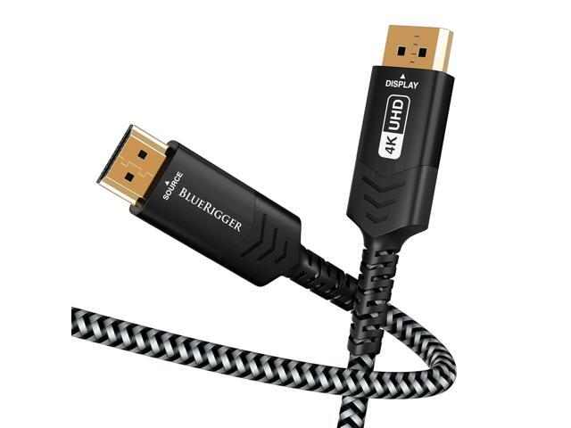 BlueRigger HDMI to DisplayPort Cable - (10FT, HDMI Source to DP Display Cord, 4K 30Hz, HDR, HDCP 2.2, Uni-Directional Video Cable) - Compatible...