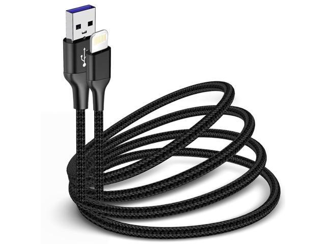 3Pack MFi Certified iPhone Charger Cord 6ft Nylon Braided Lightning Cable Fast Charging Durable 25K+ Bend for iPhone 14/13/12/11 Pro Max/XS...