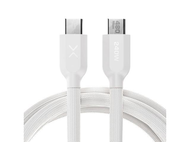 NOCO XGrid XC2: 240W USB-C to USB-C Cable Type C Fast Charging Cord, USB-IF Certified, Smart E-Marker Chip, 480Mbps Data, UltraFlex Braided Nylon...
