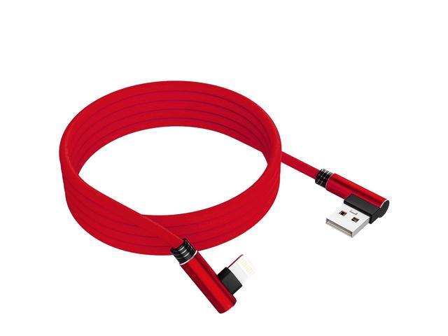 Ironten iPhone Lightning Charger, 3 Pack 10 Ft Red Apple MFi Certified Cable Nylon Braided Cable Fast Charging Cord Compatible with iPhone 14 13 12...