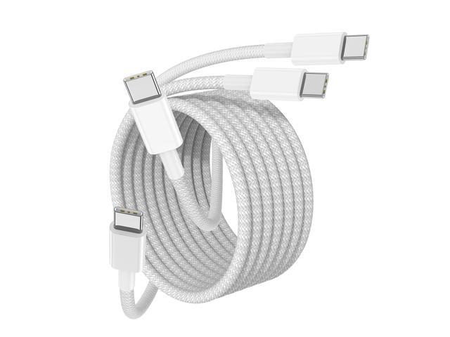 for iPhone 15 USB C Fast Charger Cable 2pack 6FT USB C to USB C Cable Charging Cord, Nylon Braided Long Charger Cable for iPhone16/15 Pro/15 Pro...