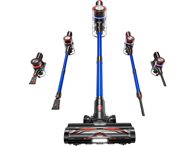 NADALY Cordless Vacuum Cleaner, 550W 45Kpa 65Mins Vacuum Cleaners for Home, Stick Vacuum with LED Display, Anti-Tangle, Self-Standing, 8-in-1...