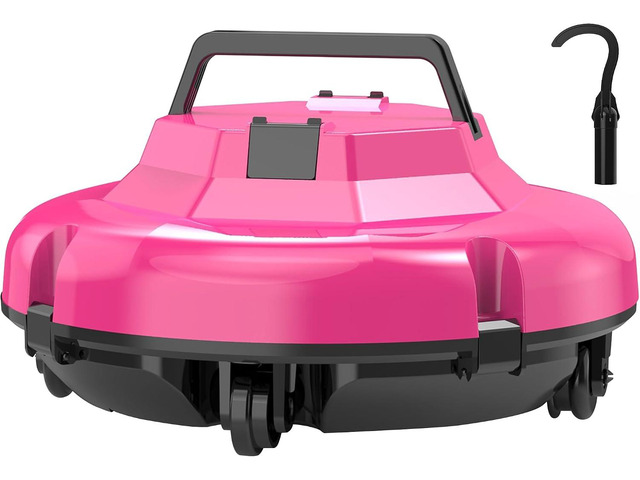 2026 Cordless Robotic Pool Cleaner - 120 Mins Automatic Pool Vacuum for Above Ground Pool & In - Ground Flat Pools up to 1000 Sq. Ft, Robot Pool...