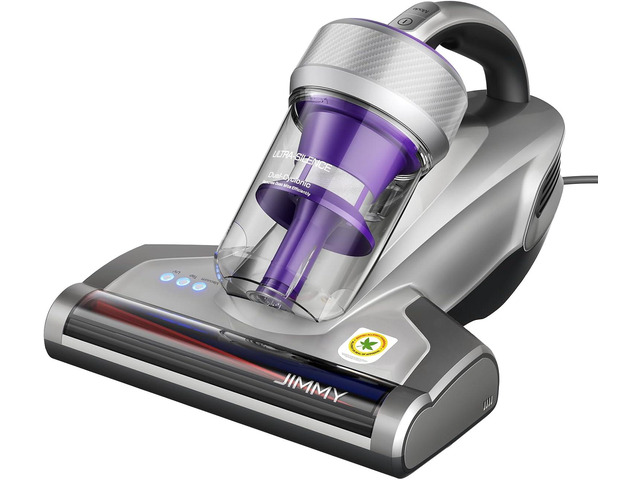 Jimmy Mattress Vacuum Cleaner, Anti-allergen Bed Vacuum Cleaner with UV-C Light & High Heating Tech, 14Kpa Suction 480W Powerful Handheld Vacuums...