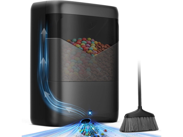 Touchless Vacuum Automatic Dustpan, Bagless, 20Kpa Suction & Auto Sensors