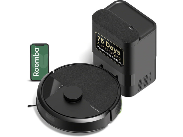 iRobot Roomba 105 Vac Robot Vacuum with AutoEmpty Dock - Self-Empties for 75 Days, Easy to use, Intense Power-Lifting Suction, LiDAR Navigation,...