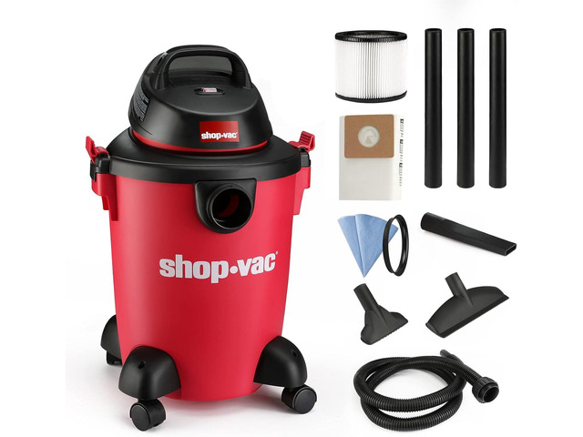 Shop-Vac 6 Gallon 3.0 Peak HP Wet/Dry Vacuum, 3 in 1 Function - 5971636