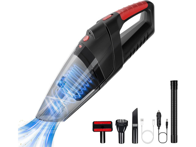 Cordless Handheld Vacuum Cleaner, Rechargeable Portable Cleaner