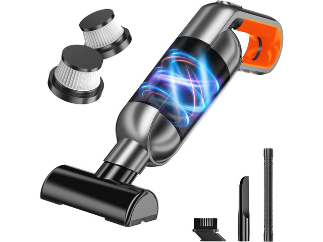 Portable Handheld Vacuum Cordless 8KPA Car Cleaner LED Light