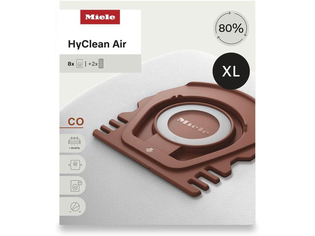 Miele CO Vacuum Cleaner Bags, XL-Pack for Guard M1 Vacuums