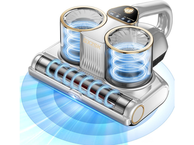 Gxzsk Mattress Vacuum Cleaner 16kPa, Bed Vacuum with 253.7nm UV-C Light