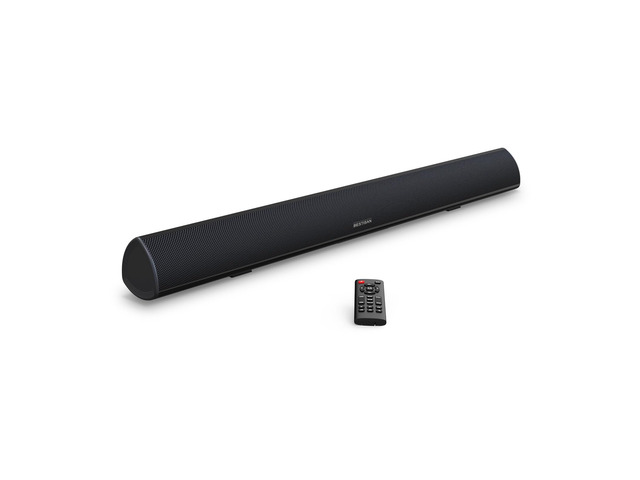 Soundbar, TV Sound Bar with Wired HDMI and Wireless Bluetooth 5.0 Home Theater System (28 Inch, Enhanced Bass Technology, 3-Inch Drivers, Bass...