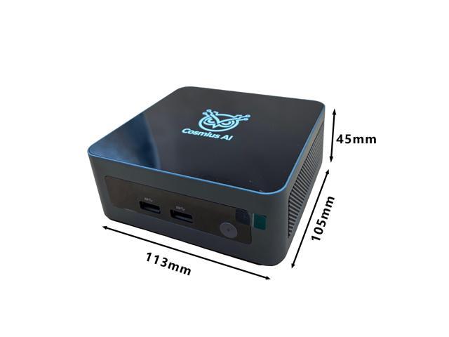 Stellapex COSMIUS R6 AI Mini PC 6-Core 12-Thread Computer 8GB RAM 256GB NVMe SSD Pre-Installed AI Assistant Local Private AI Server for Office...