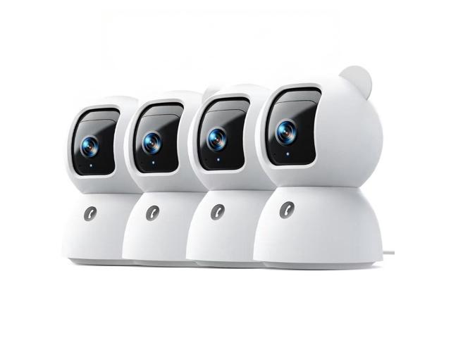 Stellapex 2.5K Security Camera Indoor - AI Human/Pet/Cry Detection with No Monthly Fee, 4MP Pan Tilt WiFi Camera for Home Security, Baby & Pet...