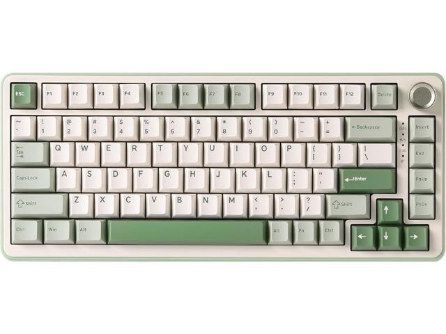 B75 PRO Wireless Mechanical Keyboard,75% Layout with Knob,Hot Swap Gasket Structure,Creamy Pre-lubed Switches,RGB Backlit,Bluetooth/Type-C/2.4G for...