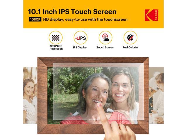 KODAK CF102P BURLYWOOD 10.1 inch HD 1280x800 IPS 1+32GB plastic Frame,Wifi digital Photo Frame (Burlywood)