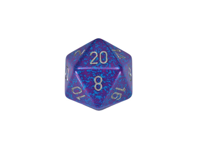 34mm 1d20 Speckled: Silver Tetra