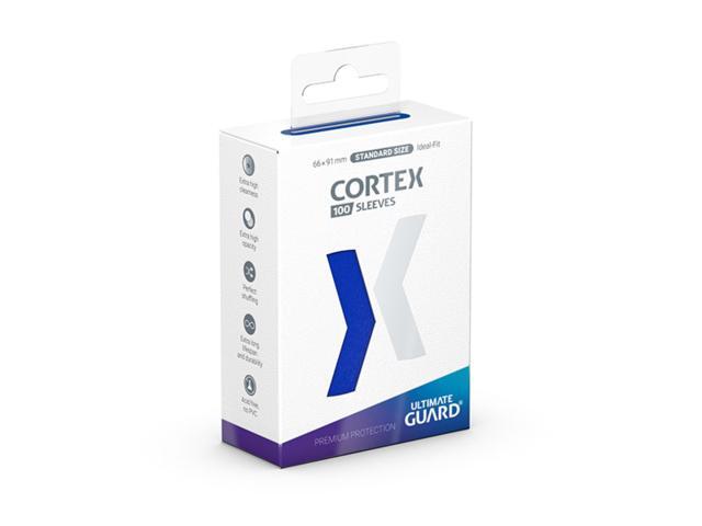 Card Sleeves: Cortex Standard Size- Glossy Blue (100 ct.)