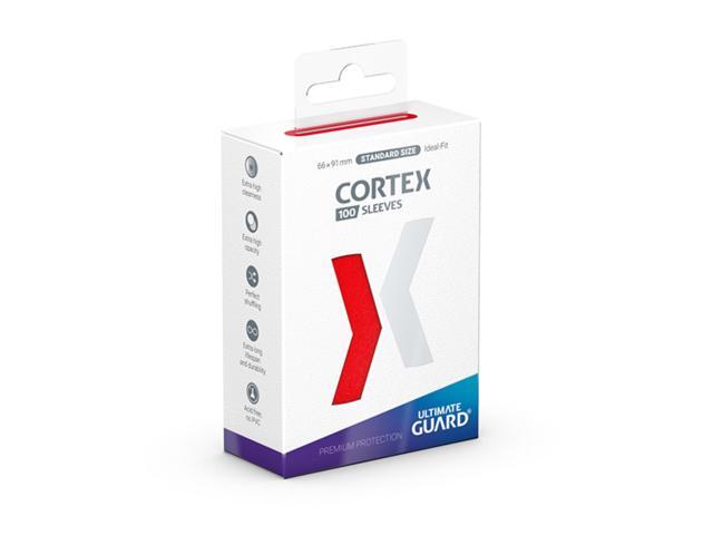 Card Sleeves: Cortex Standard Size- Glossy Red (100 ct.)