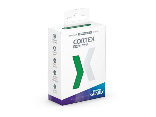 Card Sleeves: Cortex Standard Size- Glossy Green (100 ct.)