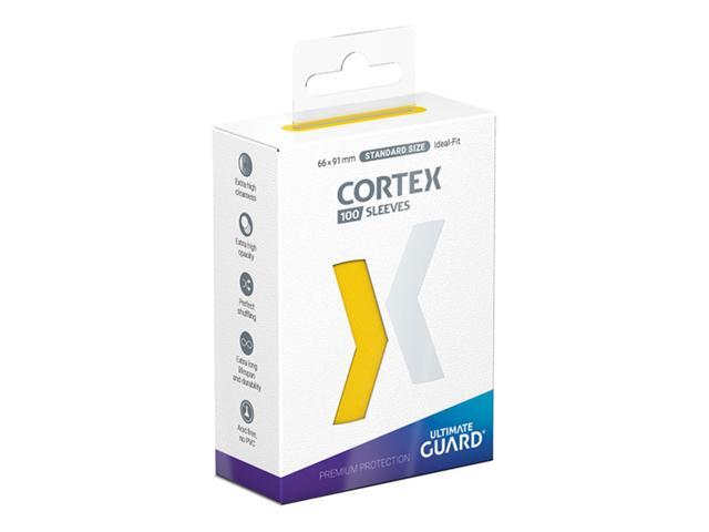Card Sleeves: Cortex Standard Size- Glossy Yellow (100 ct.)