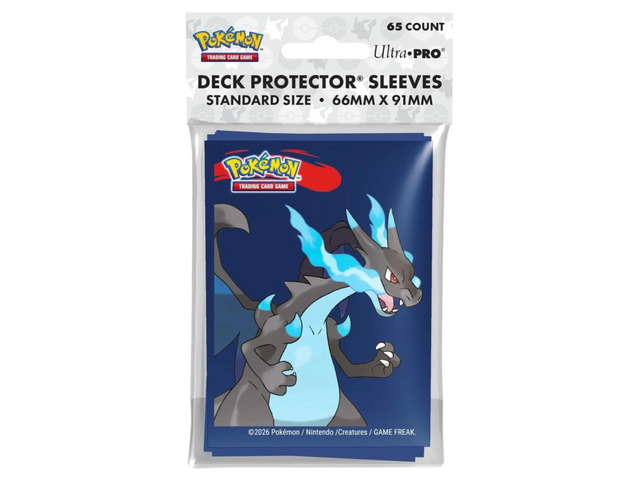 POKEMON: MEGA CHARIZARD X DECK PROTECTOR SLEEVES (65CT)