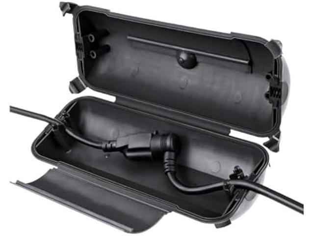 Flemoon Outdoor Extension Cord Safety Cover with Waterproof Protector Seal, Weatherproof Electrical Connection Box for Outdoor Outlets, Plugs,...