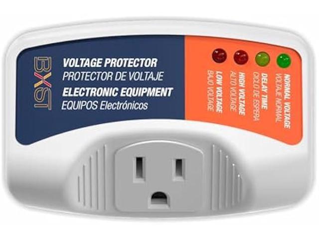 BXST Surge Protector for Refrigerator 15A 1800W 140J Single Outlet Surge Protector Plug in for Home Appliance Multi Function Plug with Protection...