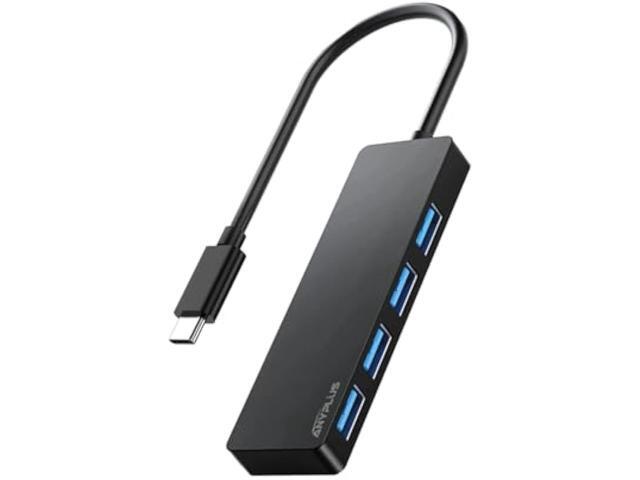 USB C Hub, 4 Ports USB 3.0 Hub Splitter with 5Gbps Data Transfer, USB C Splitter for Type C MacBook, Mac Pro, iMac, Surface, XPS, Flash Drive,...