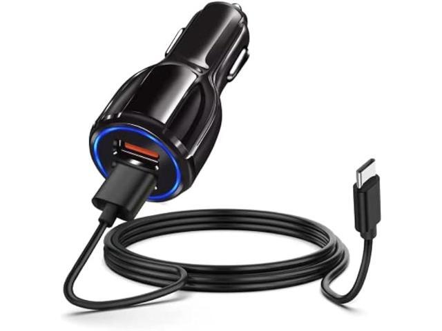 Fast Car Charger Android USB Type C Charging Cable Cord fit for TCL Flip Pro, Alcatel Go Flip 4, Cricket Icon 2/3 Icon 4, Ovation 2,Sonim XP8,...