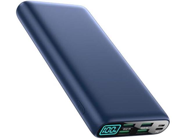 Portable Charger 38800mAh,LCD Display Power Bank,5 USB Outputs Battery Pack Backup,USB-C in & out Dual Input Phone Charging Compatible with iPhone...