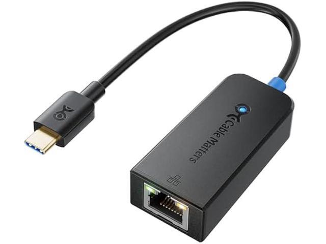 Cable Matters USB C to 2.5Gb Ethernet Adapter, USB-C to 2.5 Gigabit Ethernet, 2.5Gb USBC Network Adapter - Compatible with Thunderbolt 5/4 for...