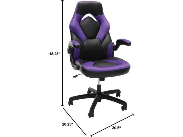 RESPAWN 3085 Ergonomic Gaming Chair for Adults, High Back Office Chair with Headrest and Flip Up Arms, Leather Racing Style Gaming Seat with Lumbar...