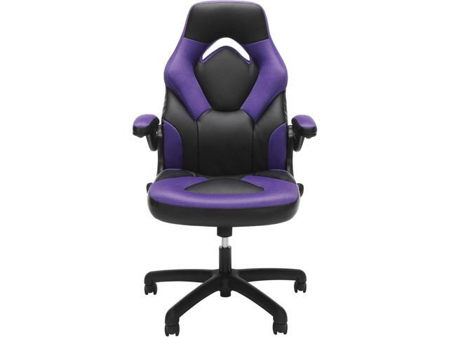 RESPAWN 3085 Ergonomic Gaming Chair for Adults, High Back Office Chair with Headrest and Flip Up Arms, Leather Racing Style Gaming Seat with Lumbar...