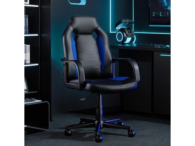 Ergonomic Computer Gaming Chair Home Office Racing Executive Video Task Desk PU Leather for Adults Teens Kids Gamer