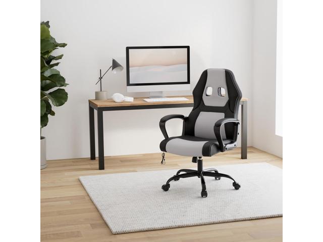 Gaming Chair Office Chair Desk Chair Massage Ergonomic PU Leather Racing Chair with Lumbar Support Headrest Armrest Task Rolling Swivel Computer...