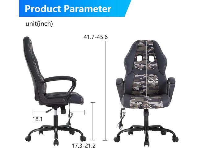 PayLessHere Gaming Chair Ergonomic Office Chair Computer Chair with Lumbar Support Ergonomic Pu Leather Adjustable Height Executive Chair for Women...