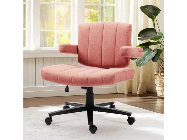 Criss Cross Wheeled Chair - Adaptable Comfort for Every Need, High-Backed, with Adjustable Wide Armrests, Anti-Skid Fabric Upholstery, and a Sleek...