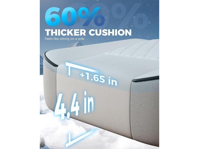 GTPLAYER Big and Tall Gaming Chair with Footrest, Ergonomic Office Desk Chair with 4.4in Thick Cushion and Wide Wingless Seat, Comfortable Leather...